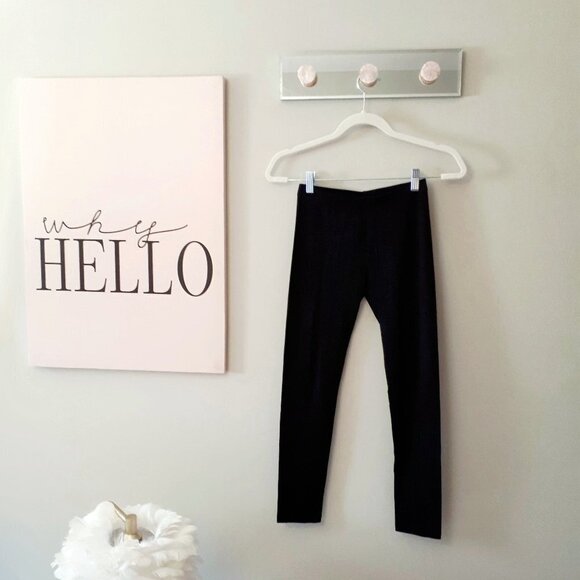 NWOT Joe Fresh black ankle cut cropped slim fit leggings, XS or S - Picture 7 of 16